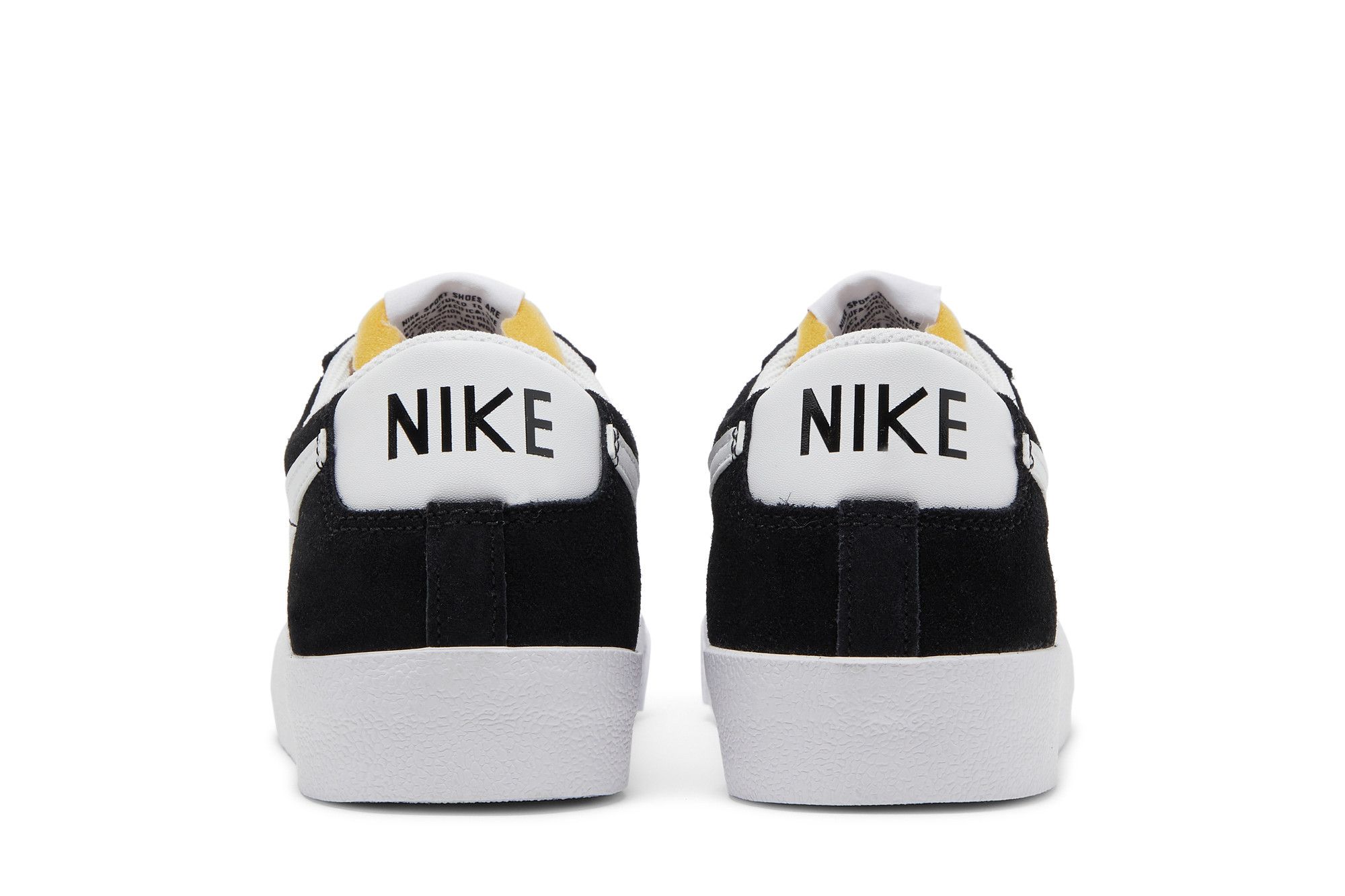 Blazers low black and white suede sale