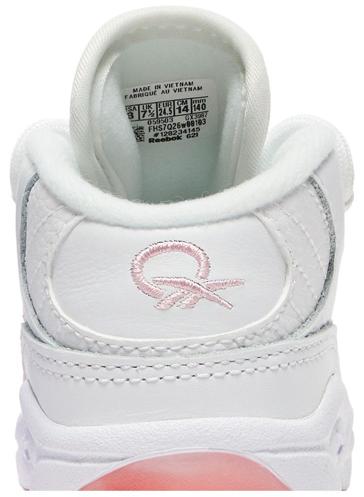 Reebok Question Mid Toddler Pink Toe