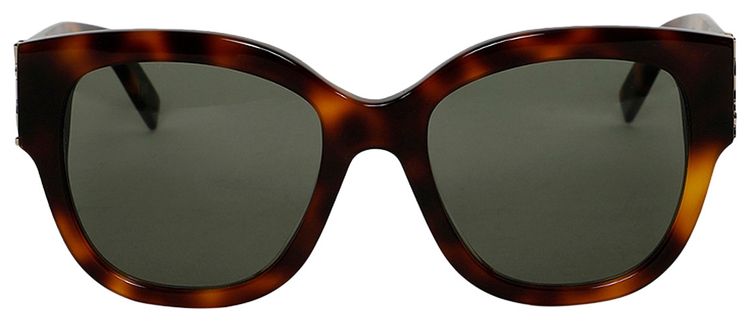Saint Laurent Oversized Cat Eye Sunglasses Havana