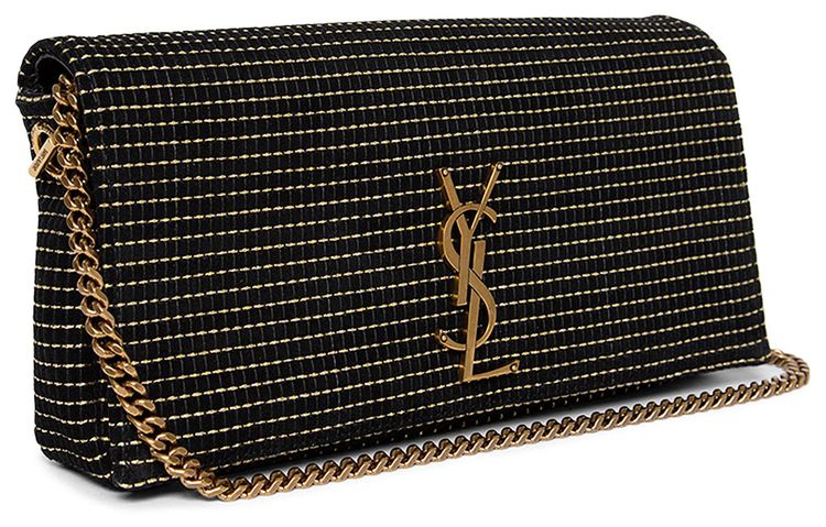 Saint Laurent Kate 99 Shoulder Bag NeroOro