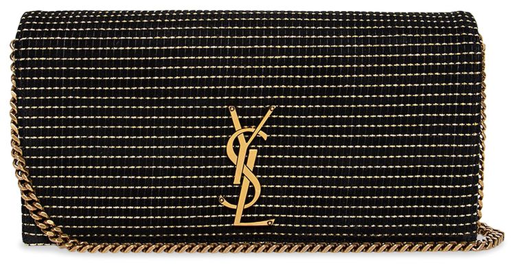 Saint Laurent Kate 99 Shoulder Bag NeroOro