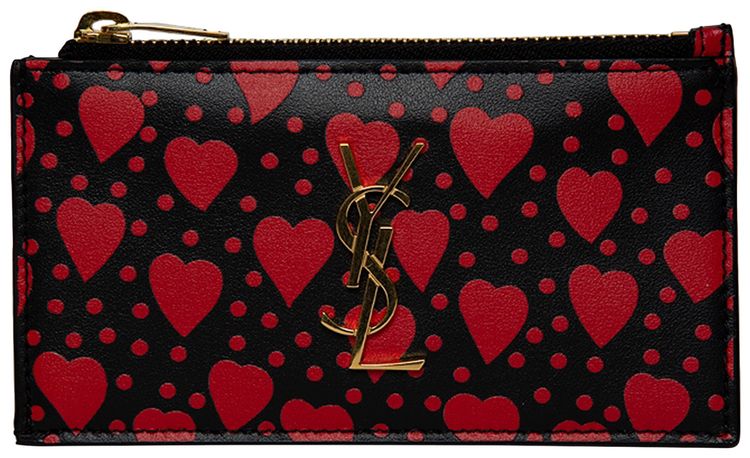 Saint Laurent Credit Card Holder NeroRouge