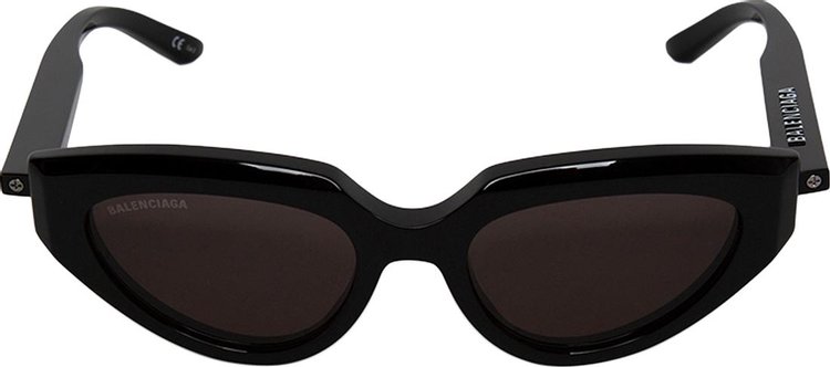Balenciaga Inverted Cat Eye Sunglasses 'Black'