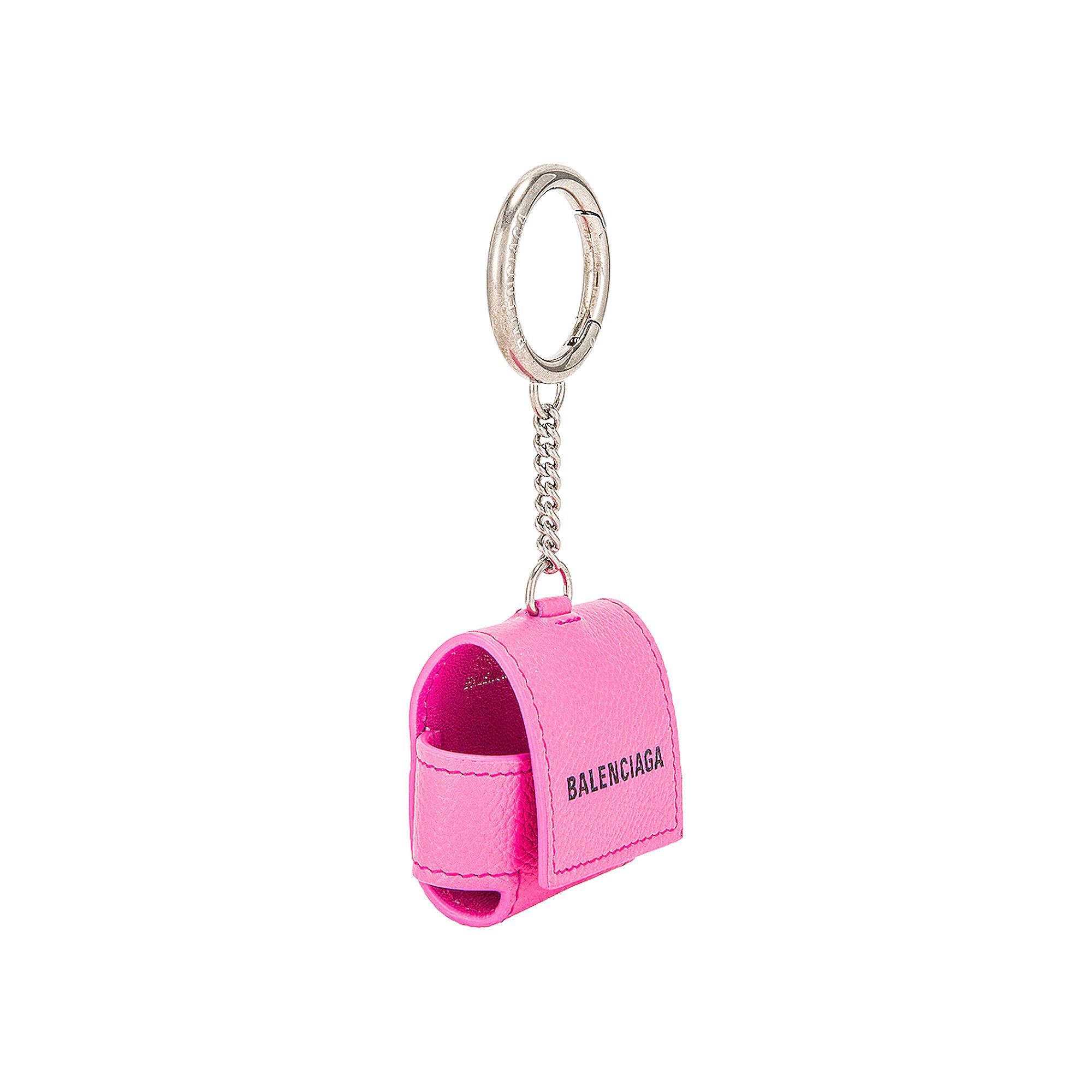 Buy Balenciaga Cash Airpod Pro Holder 'Neon Pink/Black' - 655679