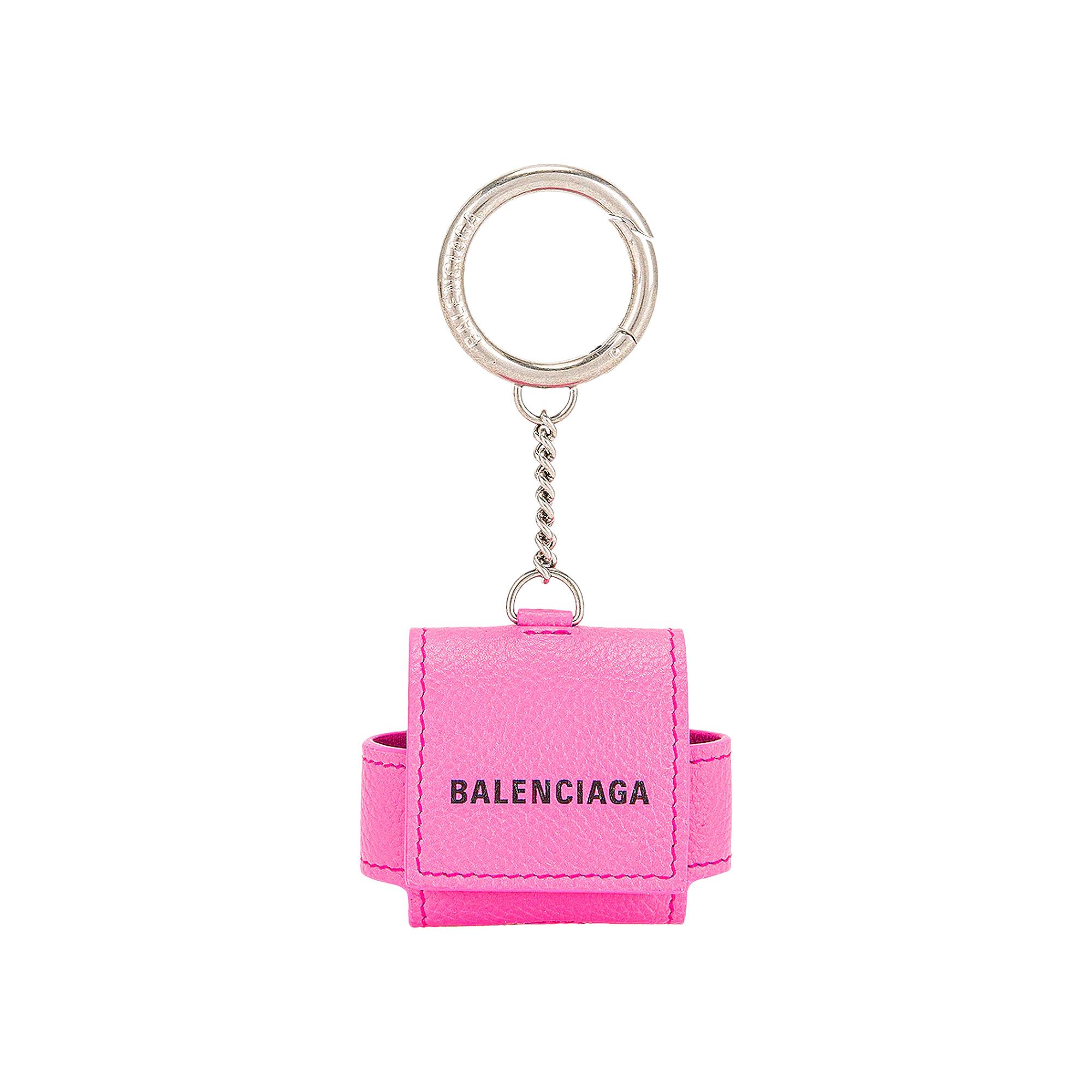 Buy Balenciaga Cash Airpod Pro Holder 'Neon Pink/Black' - 655679