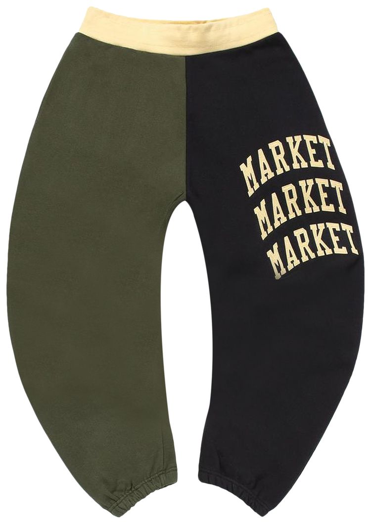 Market Colorblcok Sweatpants BlackGrey