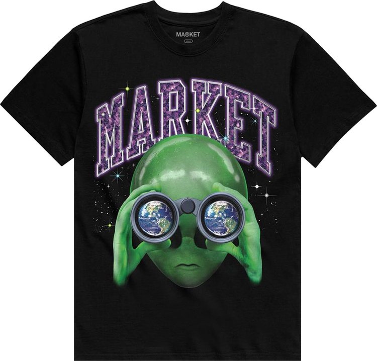 Market Alien Sightseeing Tee 'Black'