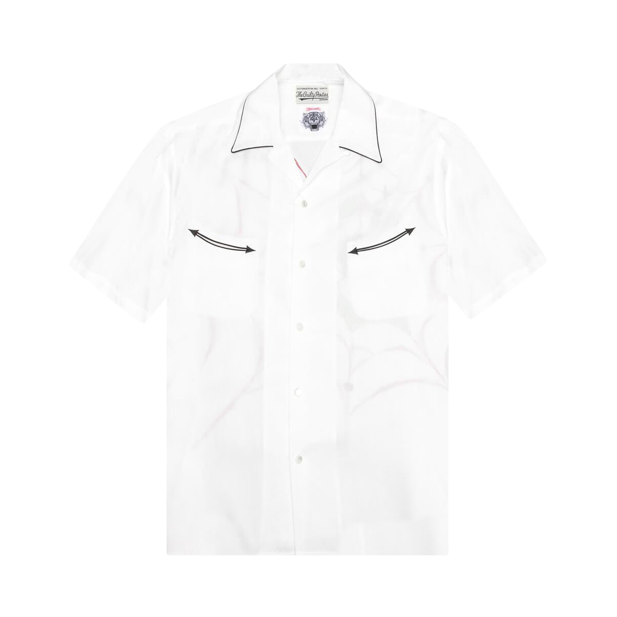Buy Wacko Maria Wolf's Head Short-Sleeve Hawaiian Shirt 'White