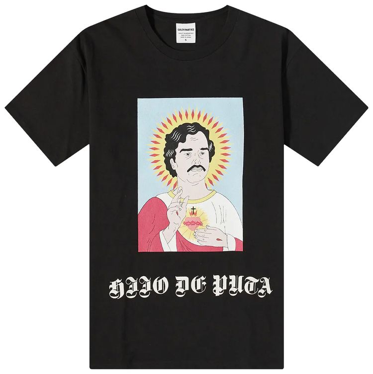 Wacko Maria Washed Heavyweight Crewneck Color Tee Type 3 Black