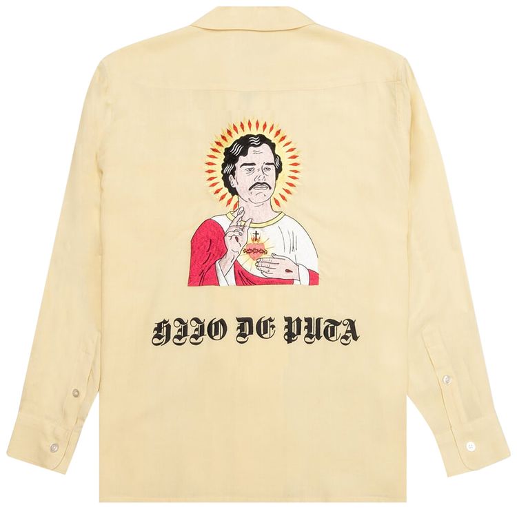 Wacko Maria Long Sleeve 50s Shirt Type 3 Yellow