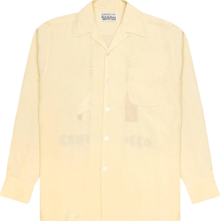 Wacko Maria Long-Sleeve 50's Shirt Type-3 'Yellow'