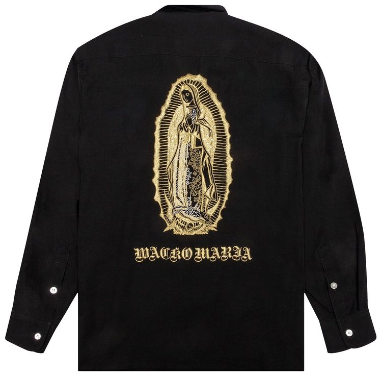 Wacko Maria Long Sleeve 50s Shirt Type 2 Black