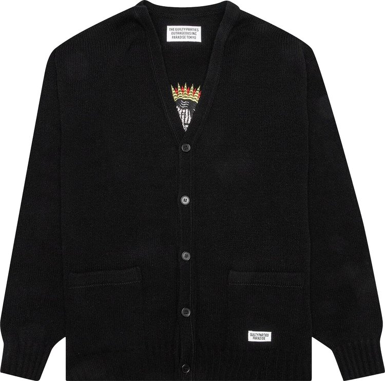 Wacko Maria Classic Cardigan Type 2 Black