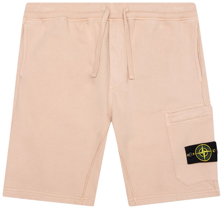 Stone Island Fleece Shorts Rustic Rose