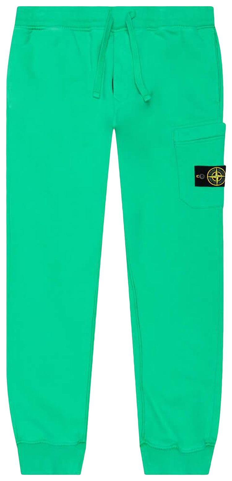 Stone Island Fleece Pants Green
