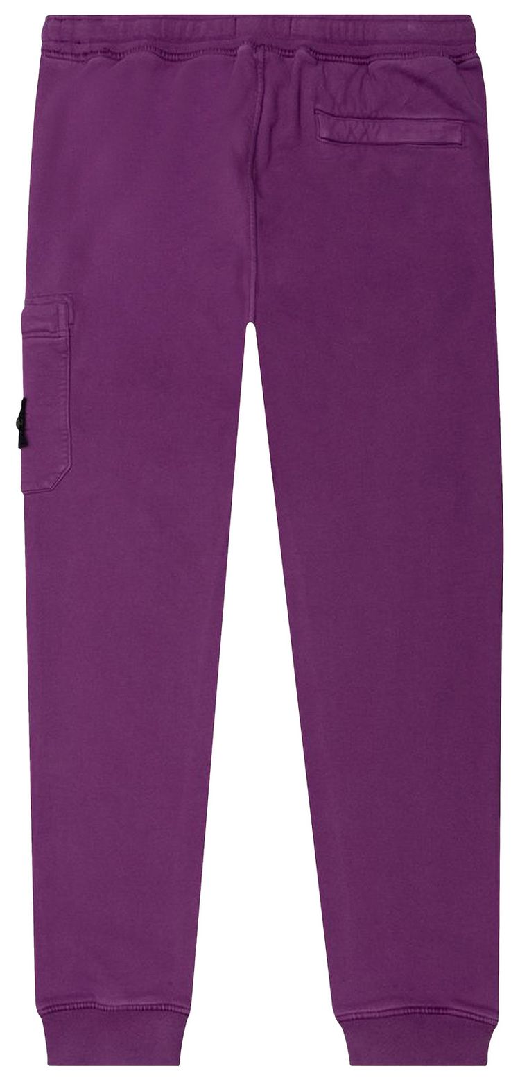 Stone Island Fleece Pants Purple