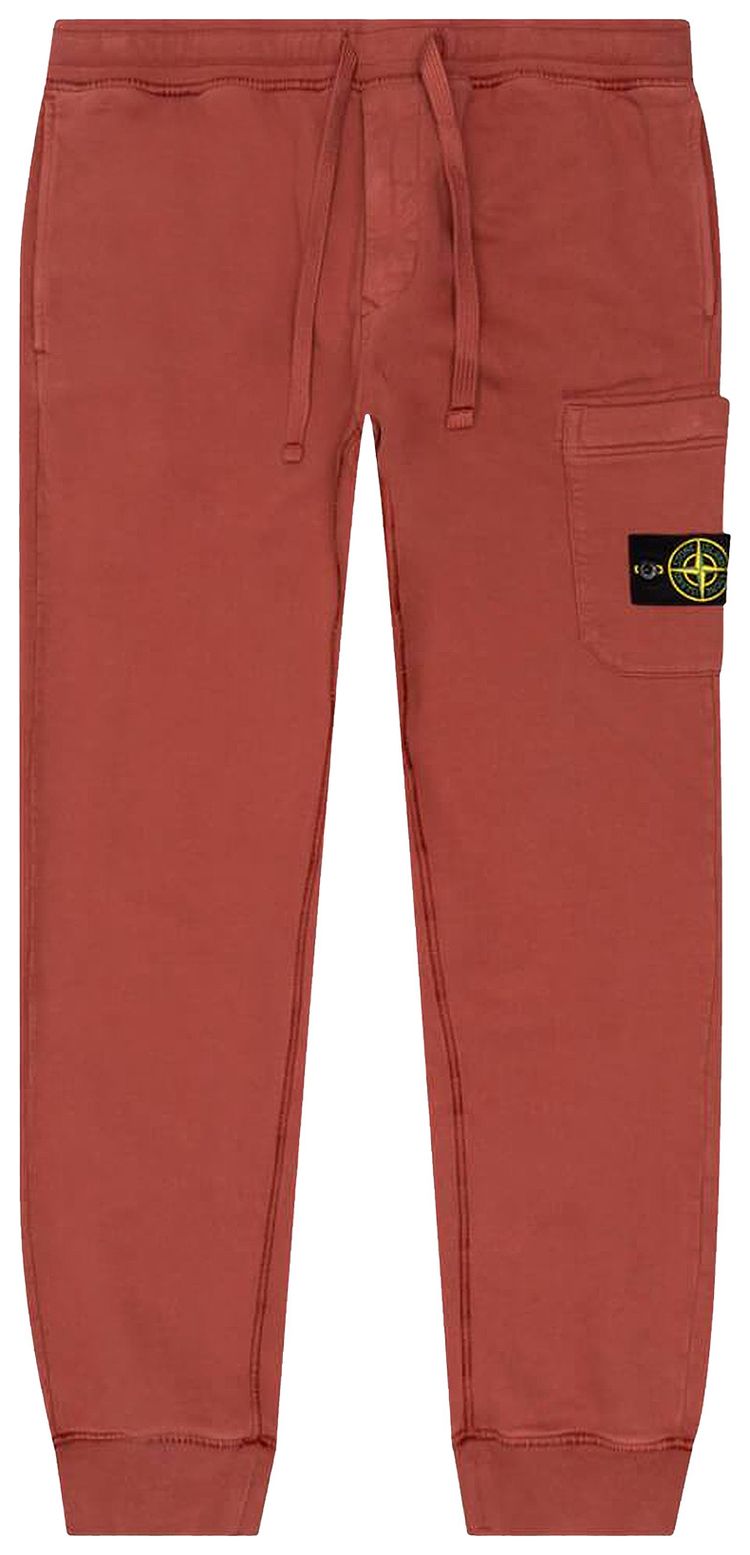 Stone Island Fleece Pants Brick Red