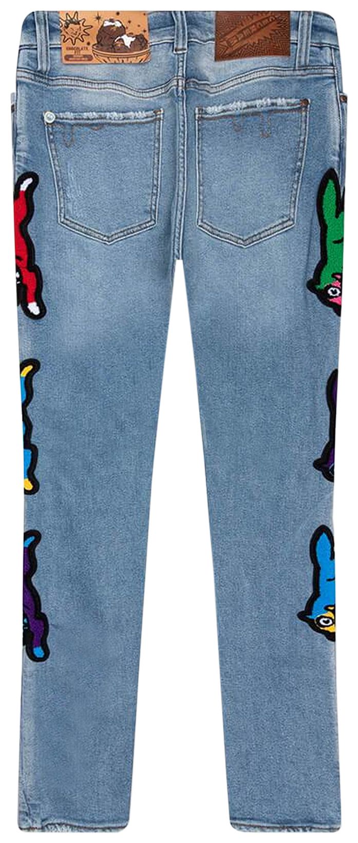Icecream Bill Breaker Jean Med Wash Blue