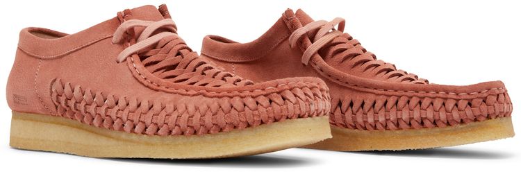 Supreme x Woven Wallabee Pink