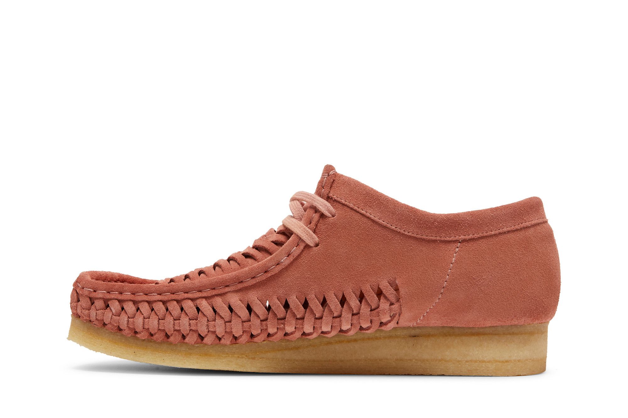 Buy Clarks Supreme x Woven Wallabee 'Pink' - 261 60847 | GOAT