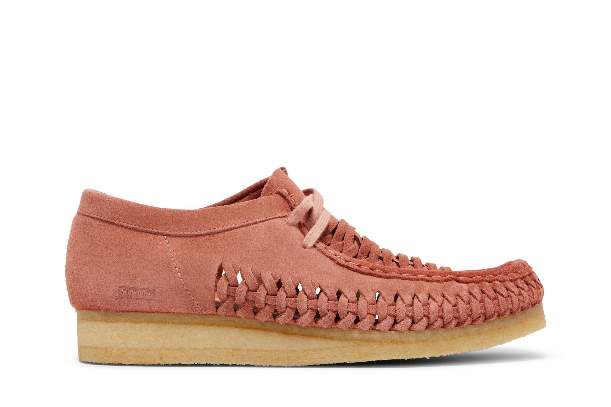 Buy Supreme x Woven Wallabee 'Pink' - 261 60847 | GOAT