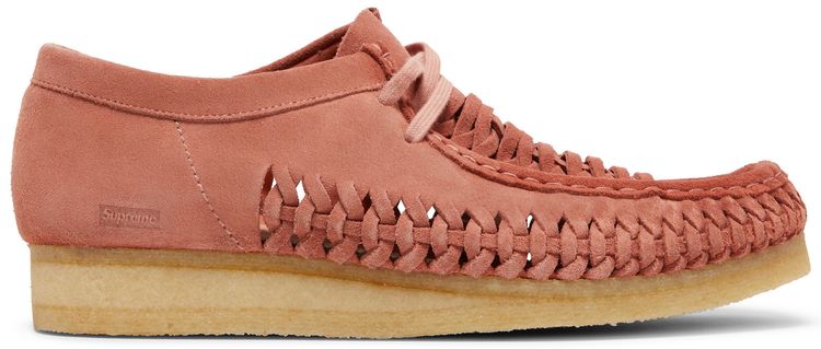 Supreme x Woven Wallabee Pink