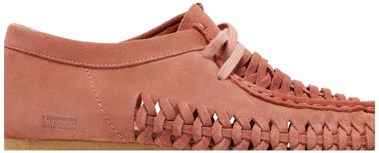 Supreme x Woven Wallabee Pink