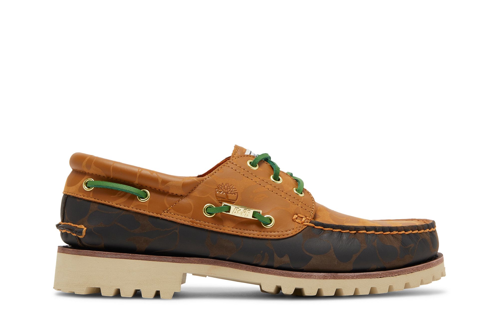 Size 10.0 BAPE x 3-Eye Classic 'Wheat Camo'