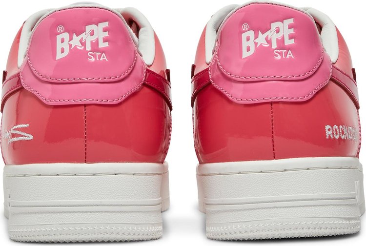 Bapesta Low M1 Camo Combo   Pink