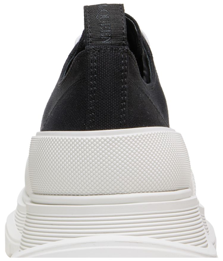 Alexander McQueen Tread Slick Lace Up Black White