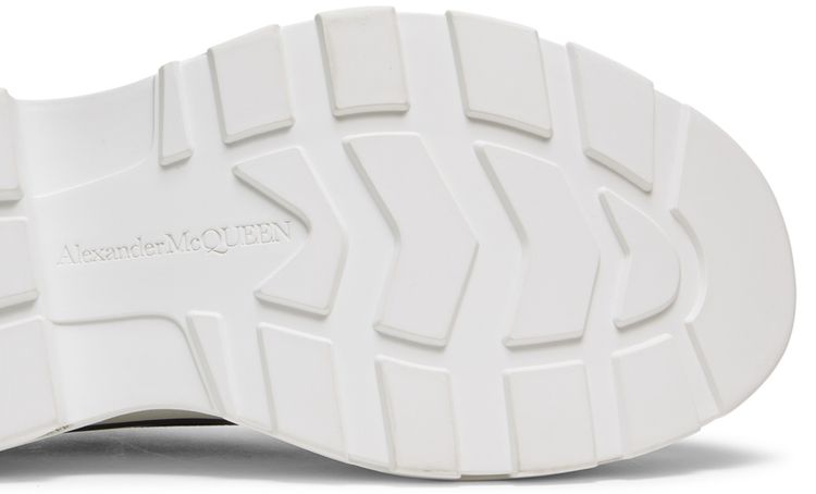 Alexander McQueen Tread Slick Lace Up Black White