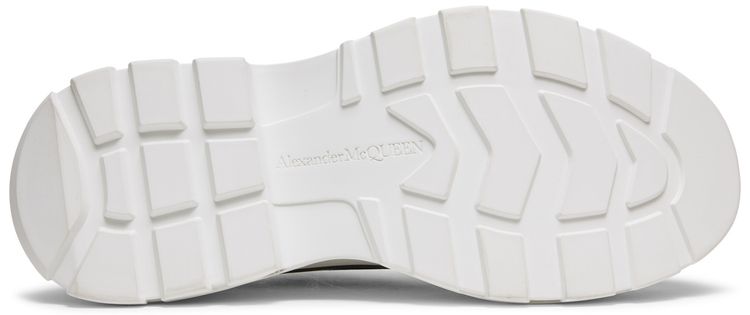 Alexander McQueen Tread Slick Lace Up Black White
