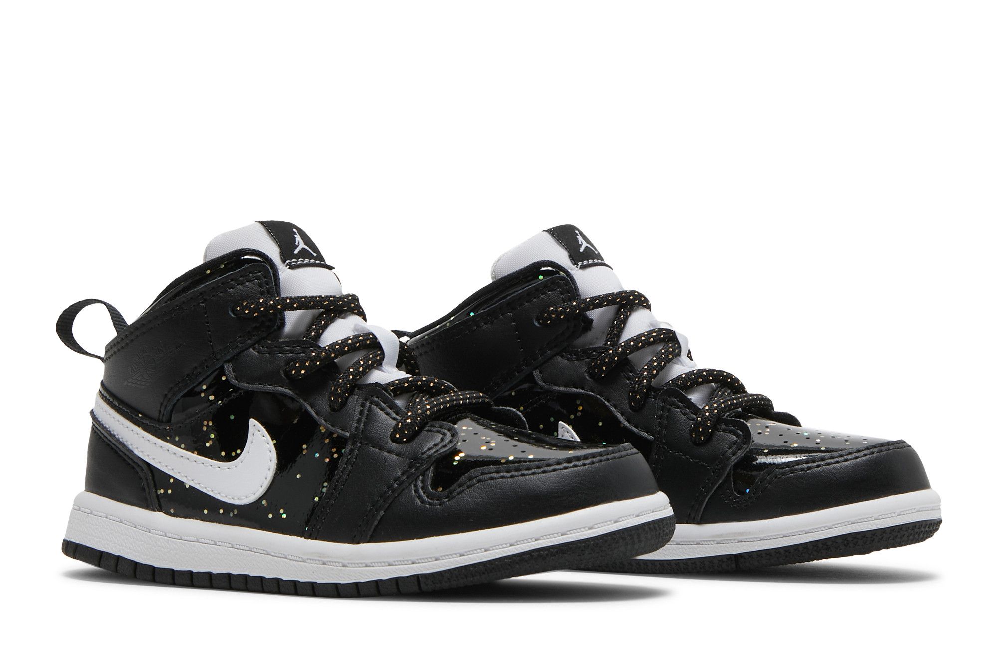 Buy Air Jordan 1 Mid SE TD Black Glitter AV5172 001 GOAT CA