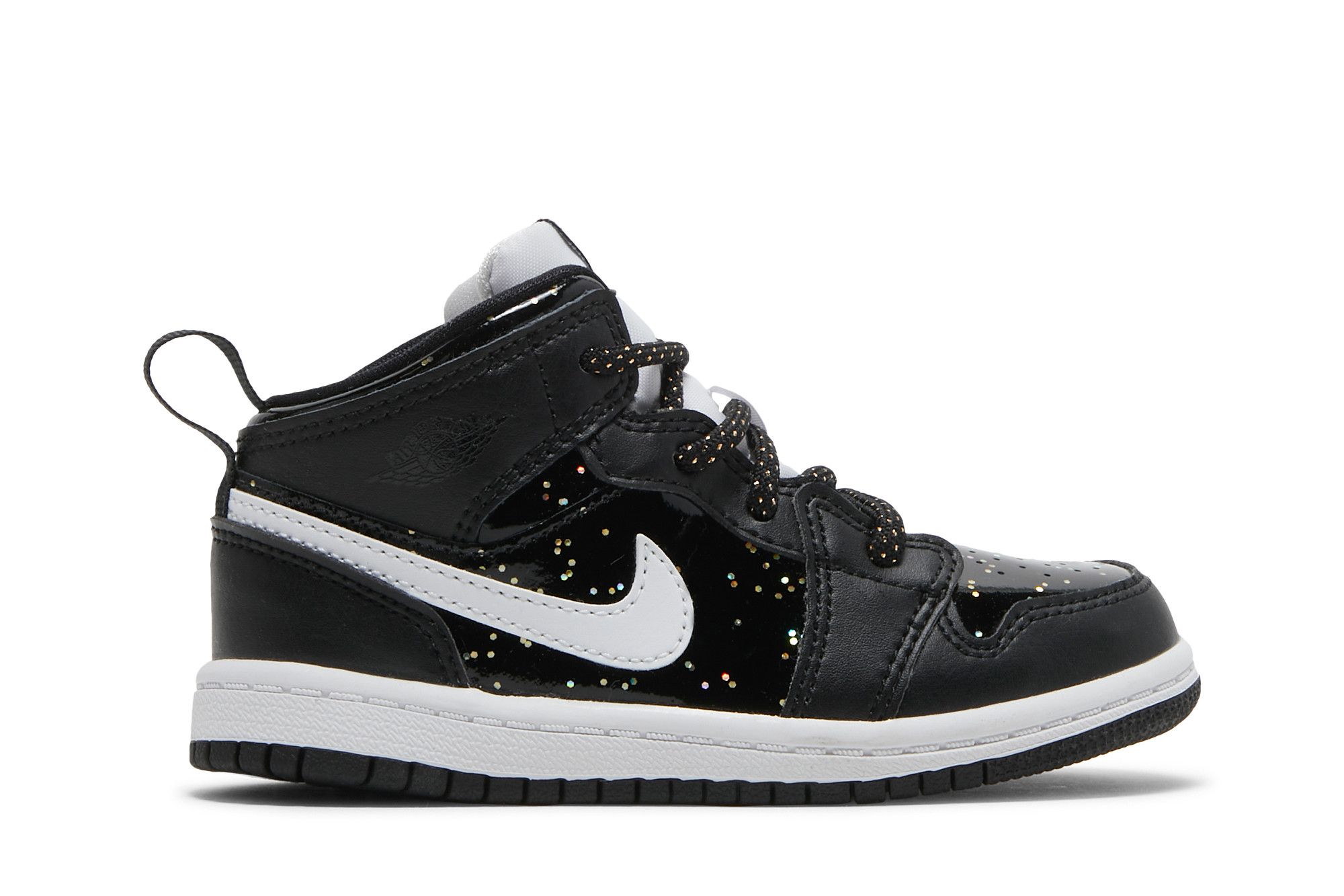 Air Jordan 1 Mid SE TD Black Glitter
