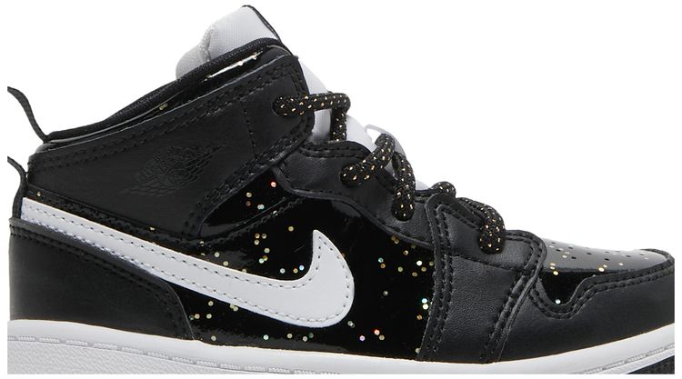 Air Jordan 1 Mid SE TD Black Glitter