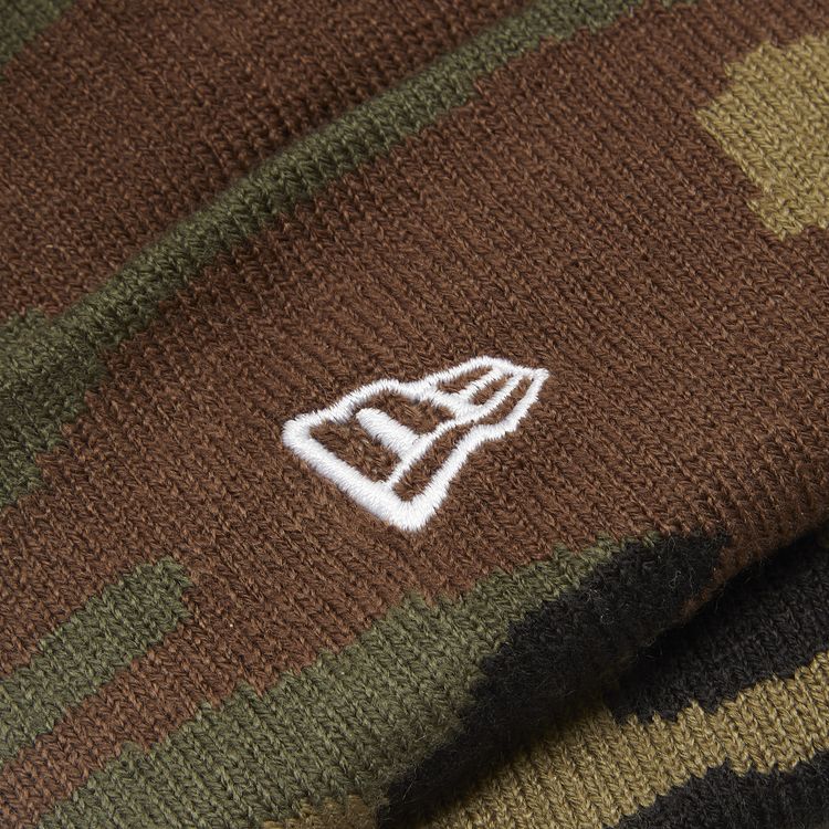 Supreme x New Era x Swarovski S Logo Beanie Woodland Camo