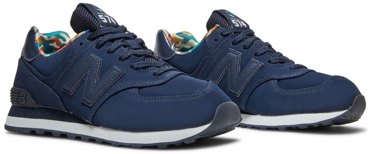 New Balance 574 Dark Blue Camo