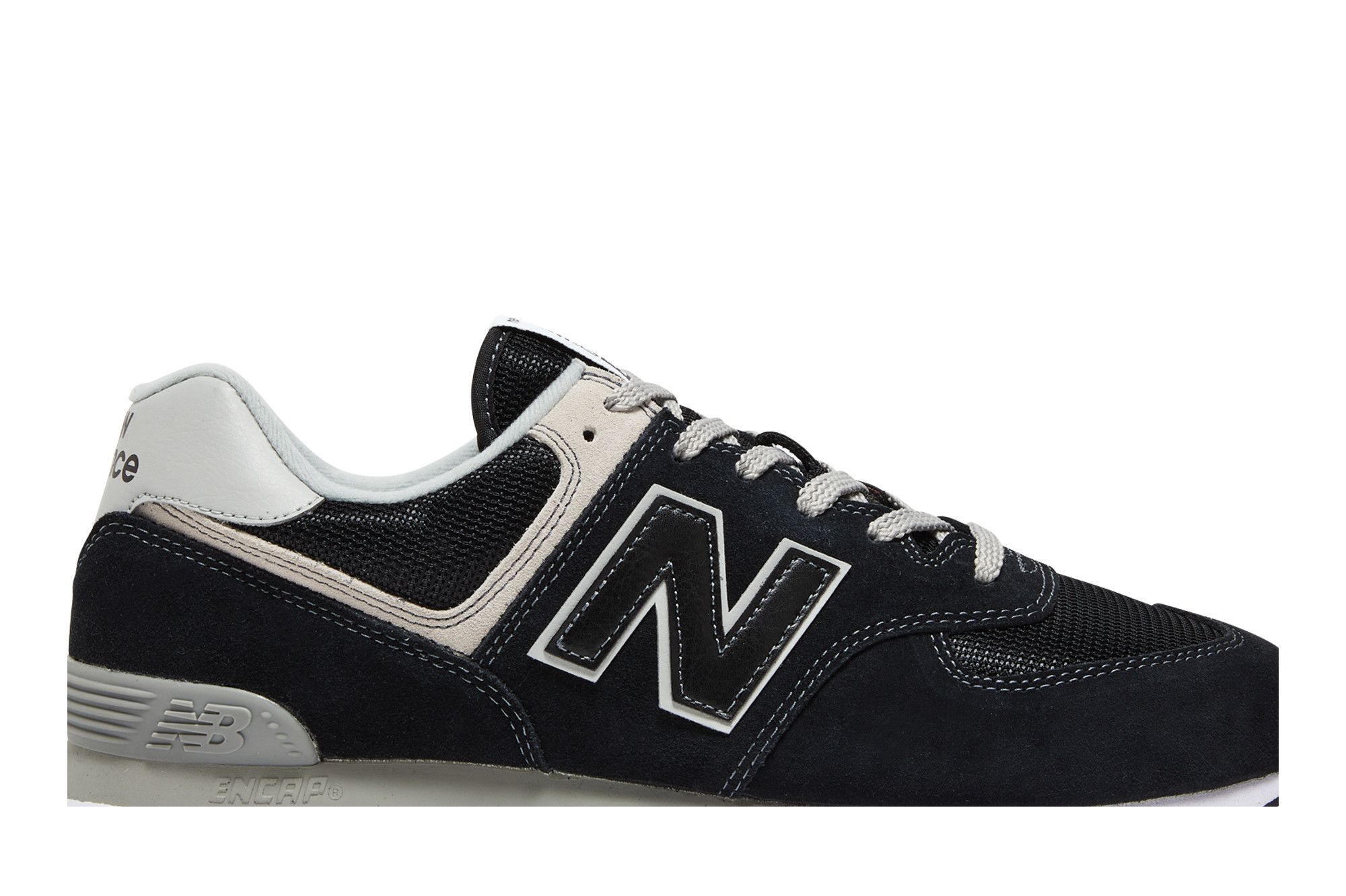 New balance classic 574 black discount
