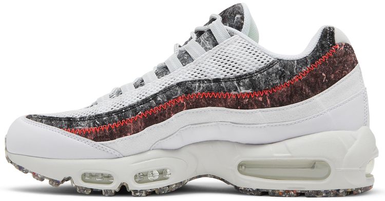 Nike Air Max 95 M2Z2 Recycled Wool Pack   White Bright Crimson