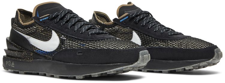 Nike Waffle One Black Iron Grey