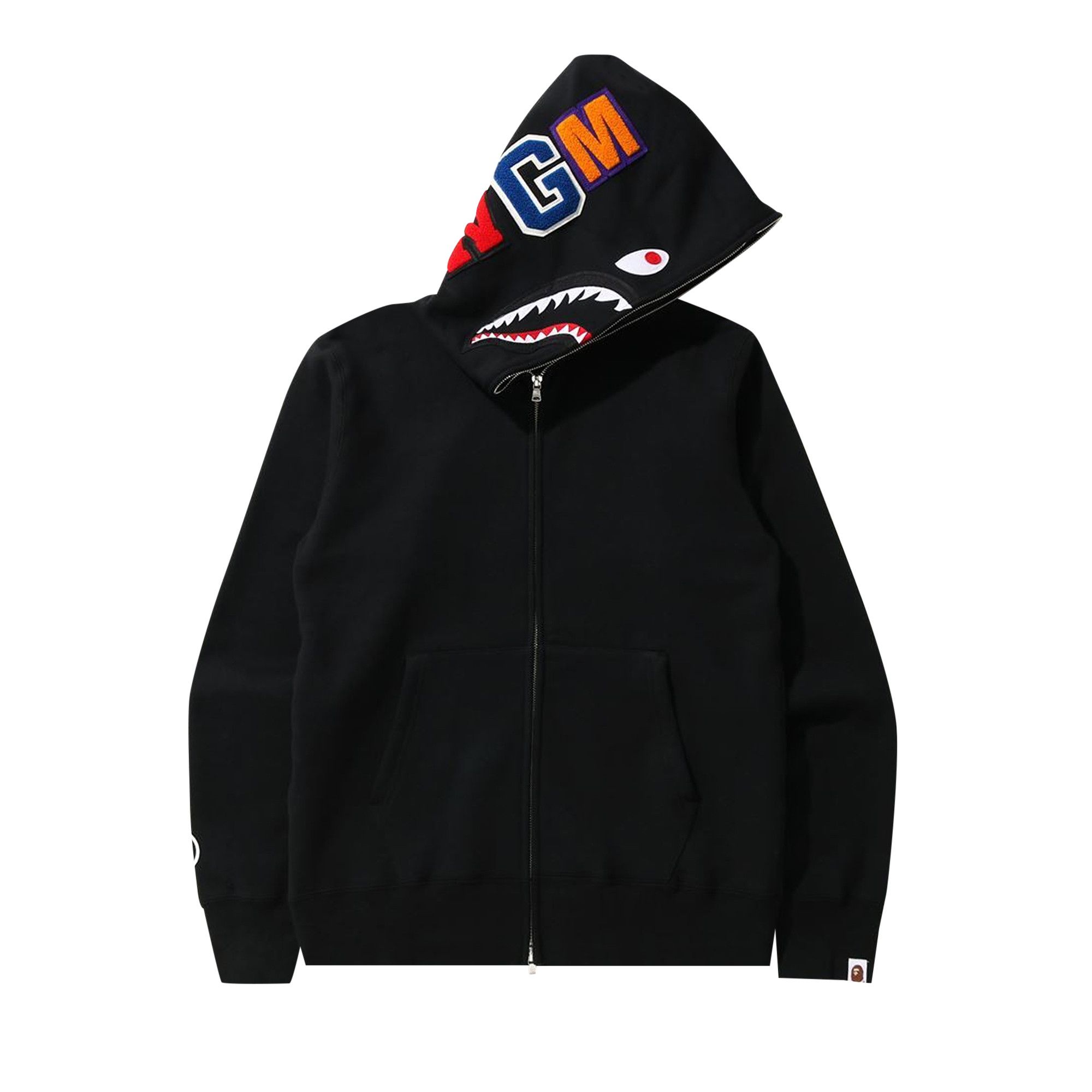 BAPE Shark Full Zip Hoodie 'Black'