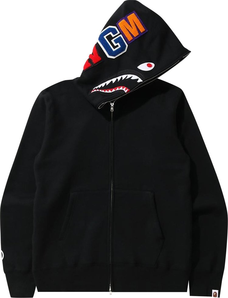 Buy GOAT Exclusive BAPE Shark Full Zip Hoodie In Black - 1I70 115