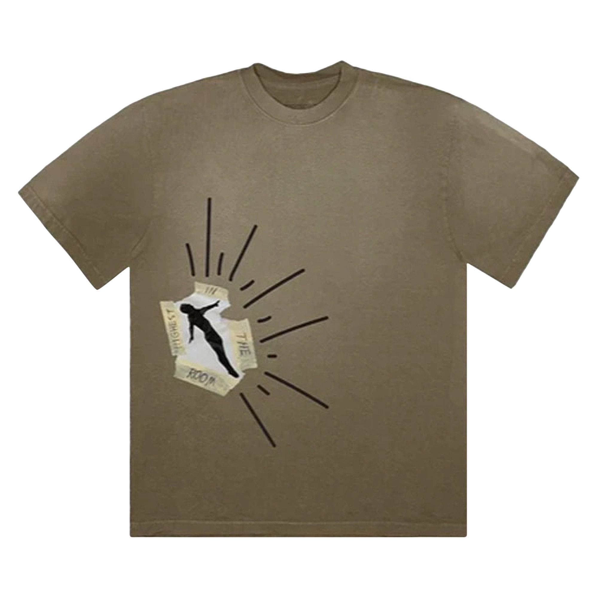 Size xl Cactus Jack by Travis Scott Highest In The Room Dive T Shirt Green