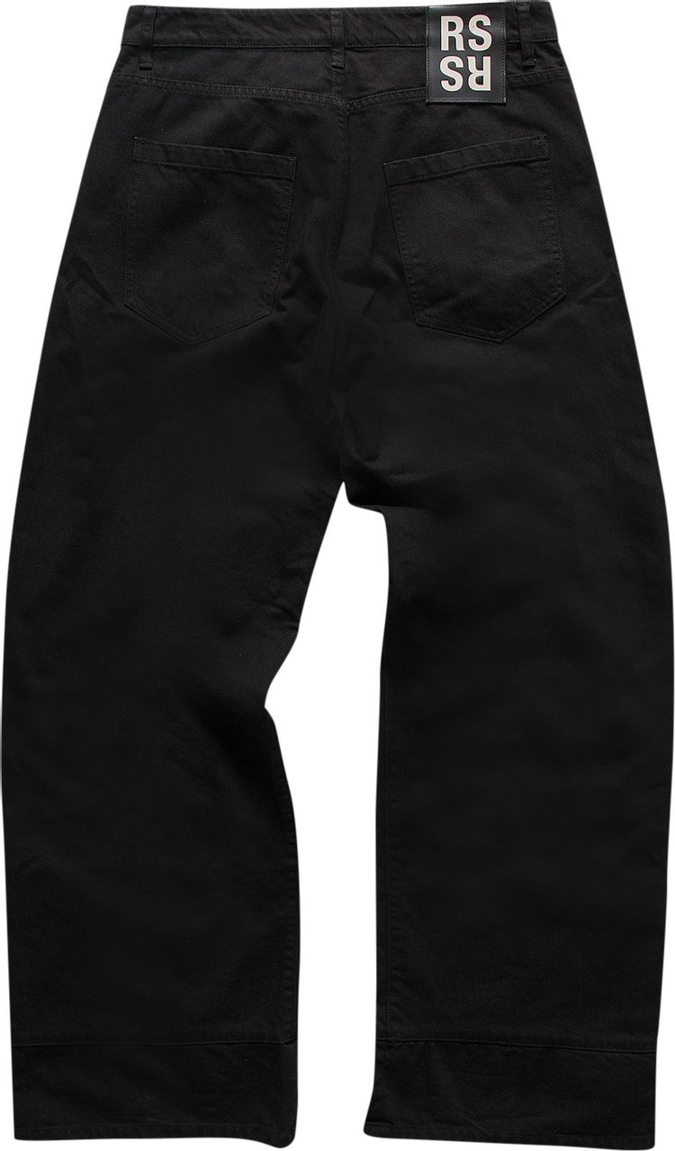 Raf Simons Denim Workwear Pants Black