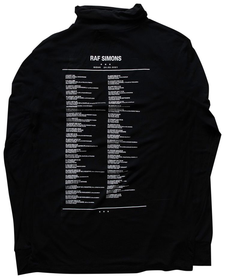 Raf Simons Dichotomy Turtleneck Black