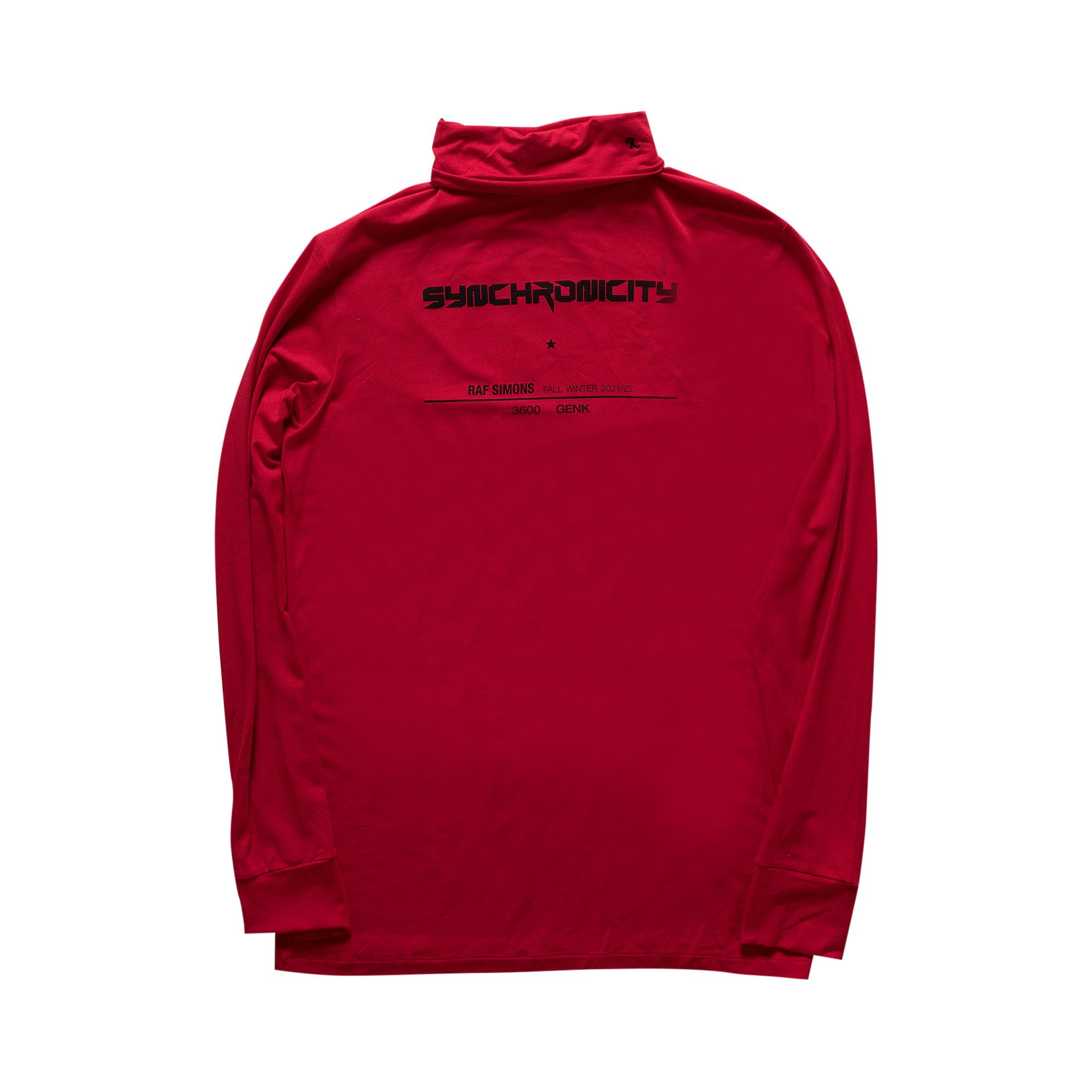 Buy Raf Simons Synchronicity Turtleneck Red 212 M147 19016 0030 GOAT UK