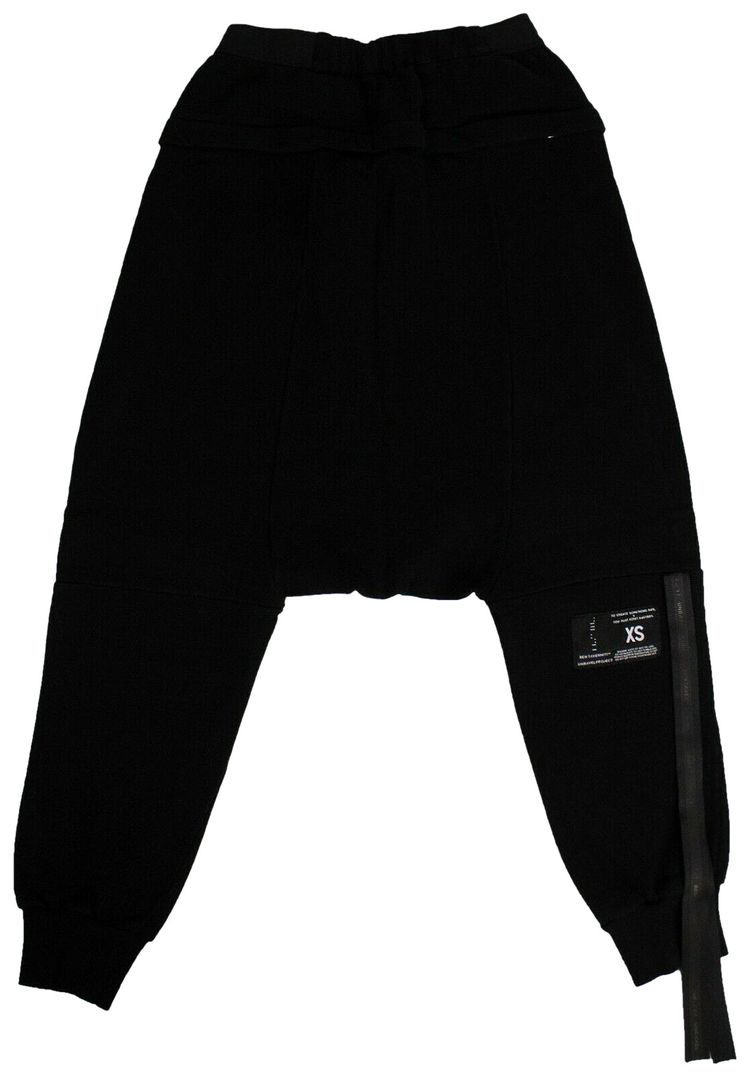 Off White Dropped Crotch Sweatpants Black
