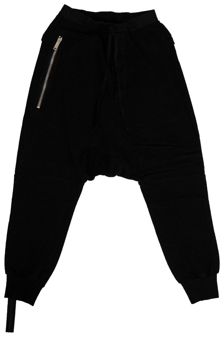 Off White Dropped Crotch Sweatpants Black