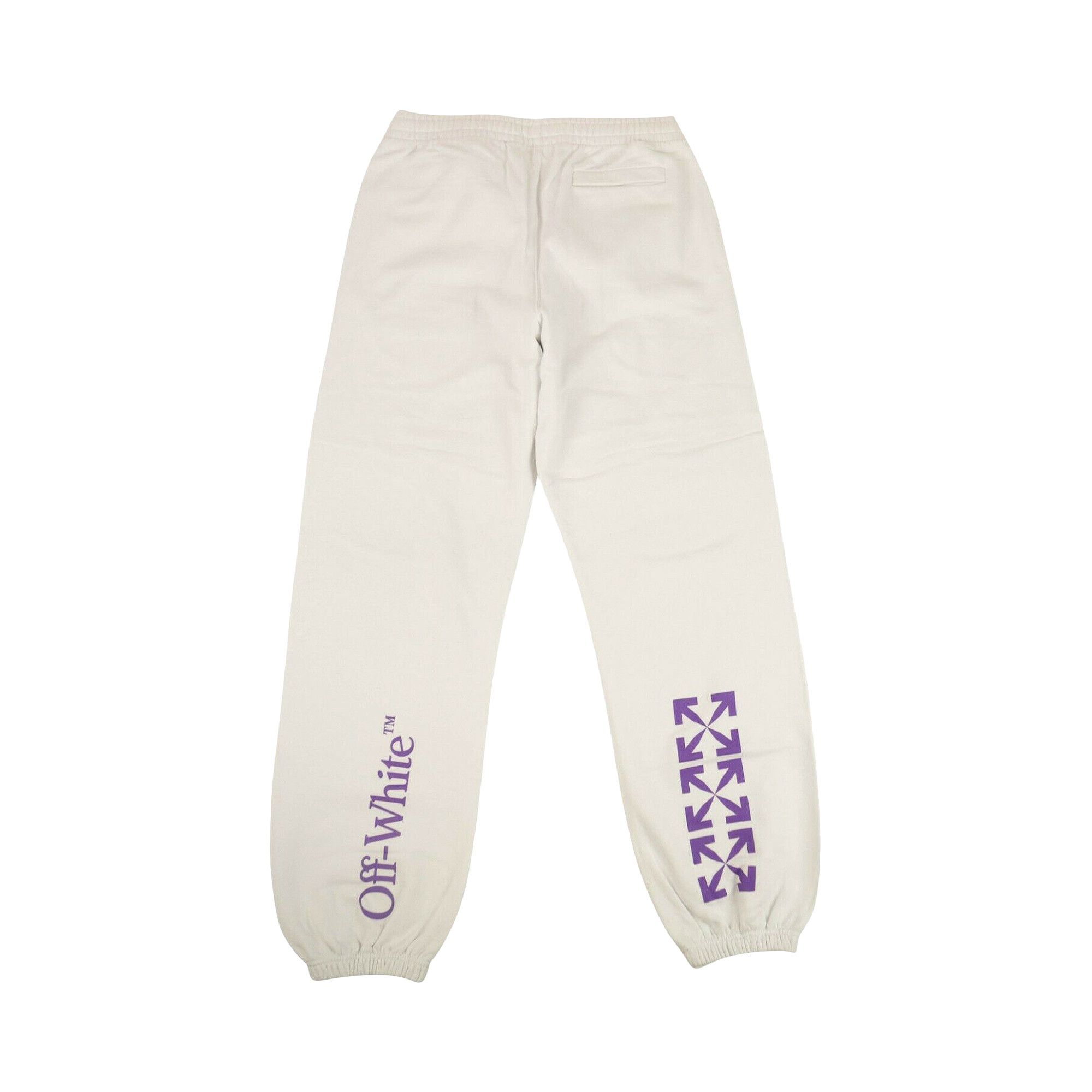 Buy Off-White Pencil Kiss Slim Sweatpants 'White