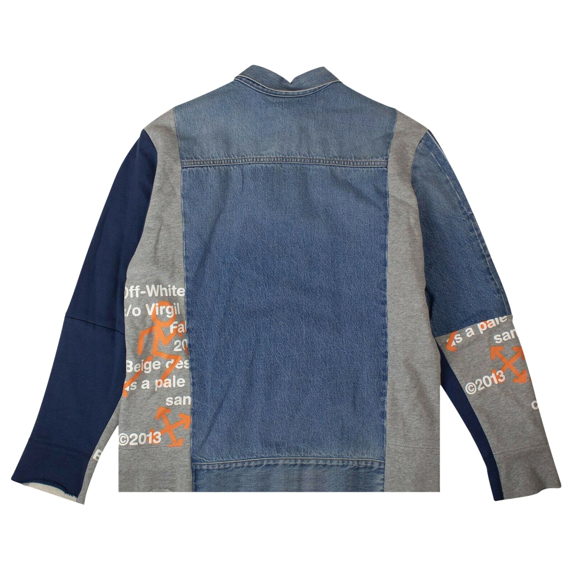 VIP【関税送料無料】希少 OFF-WHITE DARK BLUE DENIM JACKET VIP【関税送料無料】希少 OFF-WHITE DARK BLUE DENIM JACKET